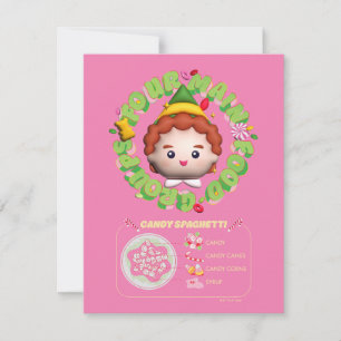 Tarjeta Pequeña Elf la película   Cuatro grupos principales de ali