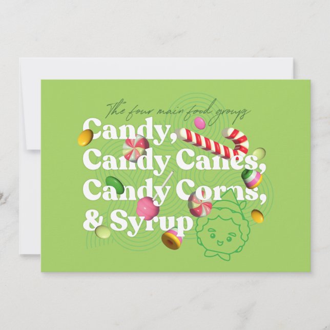 Tarjeta Pequeña Elf the Movie | Los Cuatro Grupos Principales De A (Anverso)