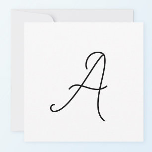 Tarjeta Pequeña Elija su propia carta Estilo de letra: Alejandrí