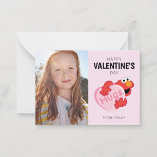 Tarjeta Pequeña Elmo en el Día de San Valentín del Corazón