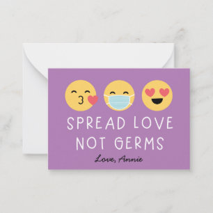 Tarjeta Pequeña Emoji Classroom Valentine