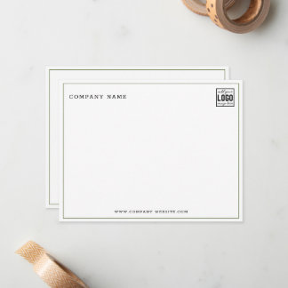 Tarjeta Pequeña Empresa de logotipos minimalistas para negocios No