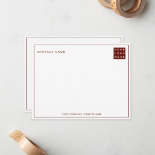 Tarjeta Pequeña Empresa de logotipos modernos para negocios con bo