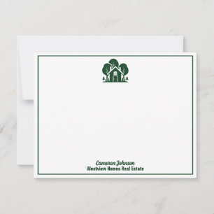 Tarjeta Pequeña Empresa inmobiliaria Green Forest House