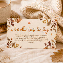 Enamorarse Libros Rústicos de Otoño para Baby Show