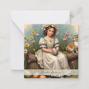 Tarjeta Pequeña Encanto vintage de Pascua