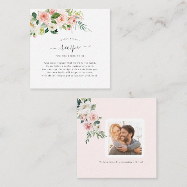 Tarjeta Pequeña Encl de solicitud de rosas rosas rosas rosas rosas (Anverso / Reverso)