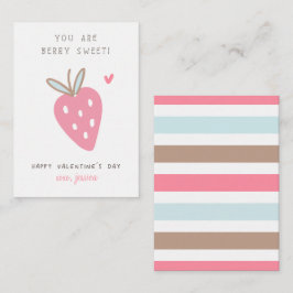 Tarjeta Pequeña Eres Berry Sweet Kids Aula Día de San Valentín