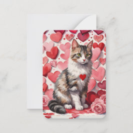 Tarjeta Pequeña 'Eres el gato del mijo' Tabby Classroom Valentine