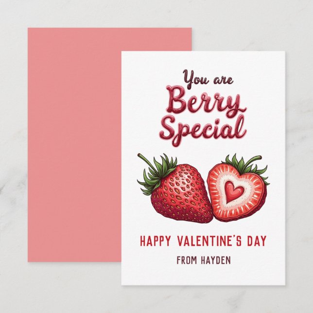 Tarjeta Pequeña Eres la Clase Especial de Mora (Anverso / Reverso)