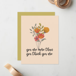 Tarjeta Pequeña Eres Más De Lo Que Crees Que Eres