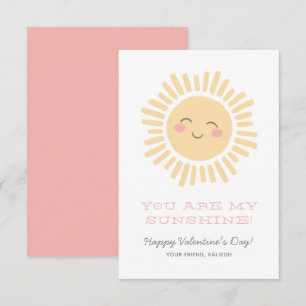Tarjeta Pequeña Eres mi aula de Sunshine Kids Día de San Valentín