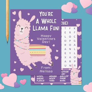 Tarjeta Pequeña Eres todo un El día de San Valentín de clase llama