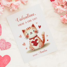 Tarjeta Pequeña Eres un Naranja gatito de Guay Kitty Valentine