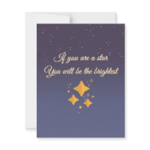 Eres una estrella brillante