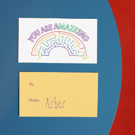 Tarjeta Pequeña Eres Valentine De A-Maze-Ing