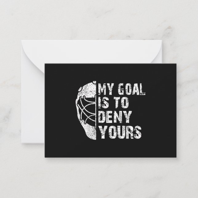 Tarjeta Pequeña Es Gracioso Que Mi Objetivo Sea Negarle El Hielo D (Anverso)