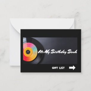 Tarjeta Pequeña Es mi cumpleaños Bruh