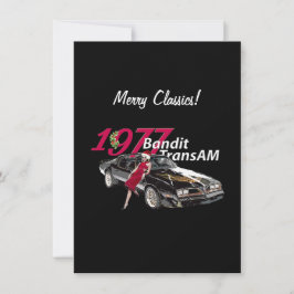 Tarjeta Pequeña ¡es un clásico Navidad de Trans Am de 1977!