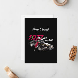 Tarjeta Pequeña ¡es un clásico Navidad de Trans Am de 1977!