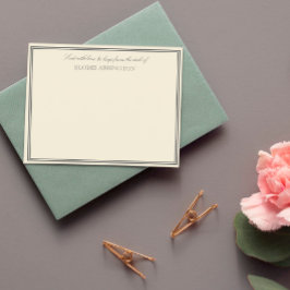 Tarjeta Pequeña Escándalo elegante enviado con amor y abrazos