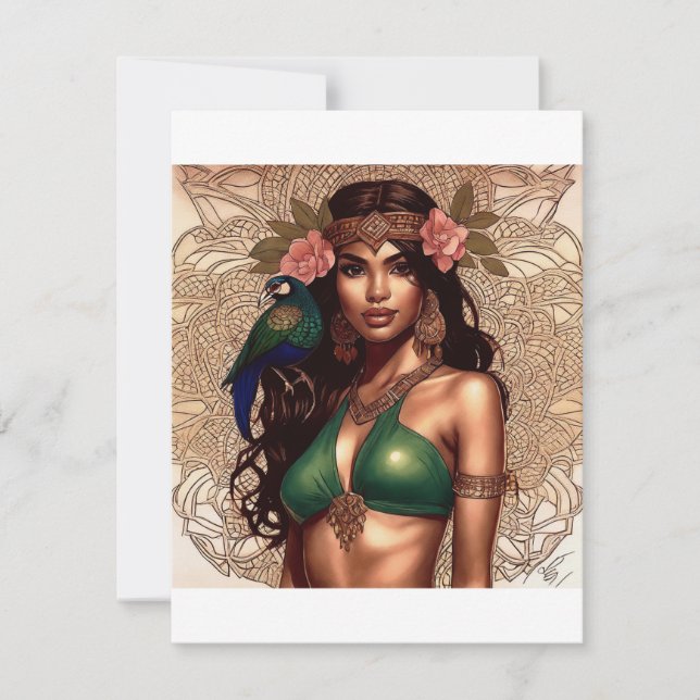 Tarjeta Pequeña Esmeralda (Anverso)