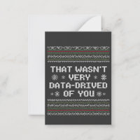 Eso No Fue Muy Basado En Datos De Ti Nerd Navidad