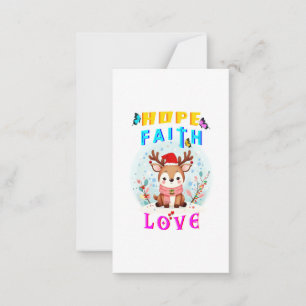 Tarjeta Pequeña Esperanza Fe Amor