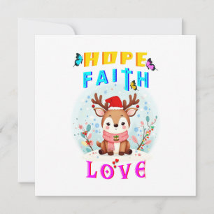 Tarjeta Pequeña Esperanza Fe Amor