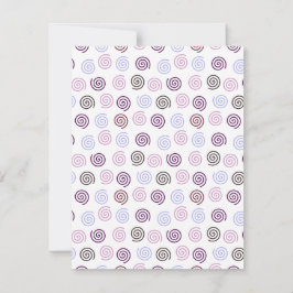 Tarjeta Pequeña Espirales