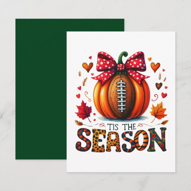 Tarjeta Pequeña Esta es la temporada (Anverso / Reverso)