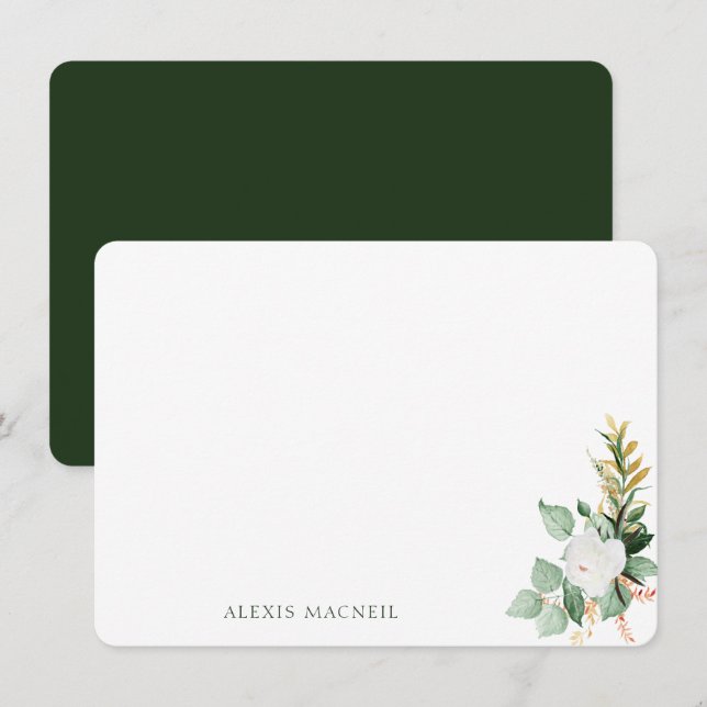 Tarjeta Pequeña Estacionalidad personalizada de las mujeres de la  (Anverso / Reverso)