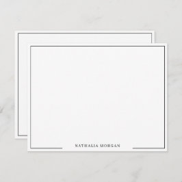 Tarjeta Pequeña Estacionamiento básico de borde simple