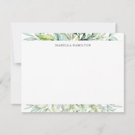 Tarjeta Pequeña Estacionamiento Botánico Personalizado