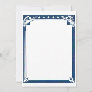 Tarjeta Pequeña Estacionamiento de águilas de águilas azules de Es