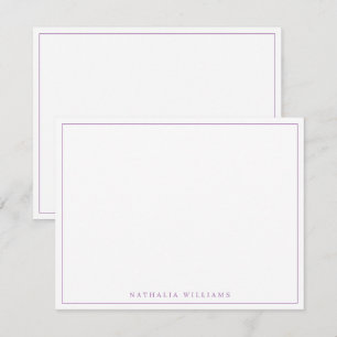 Tarjeta Pequeña Estacionamiento de lavanda personalizado básico mi