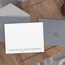 Tarjeta Pequeña Estacionamiento de parejas personalizadas