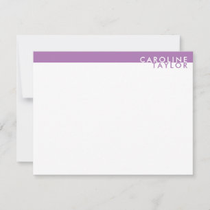 Tarjeta Pequeña Estacionamiento Minimalista de Lavender Purple Ban