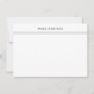 Tarjeta Pequeña Estacionamiento personal minimalista de la fronter