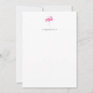 Tarjeta Pequeña Estacionamiento personalizado de flamengo rosa