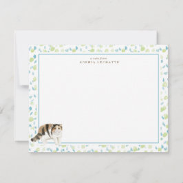 Tarjeta Pequeña Estacionamiento personalizado de gato de Shorthair