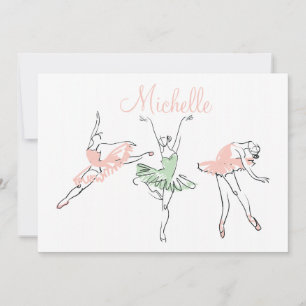 Tarjeta Pequeña Estacionamiento personalizado de Prima Ballerina