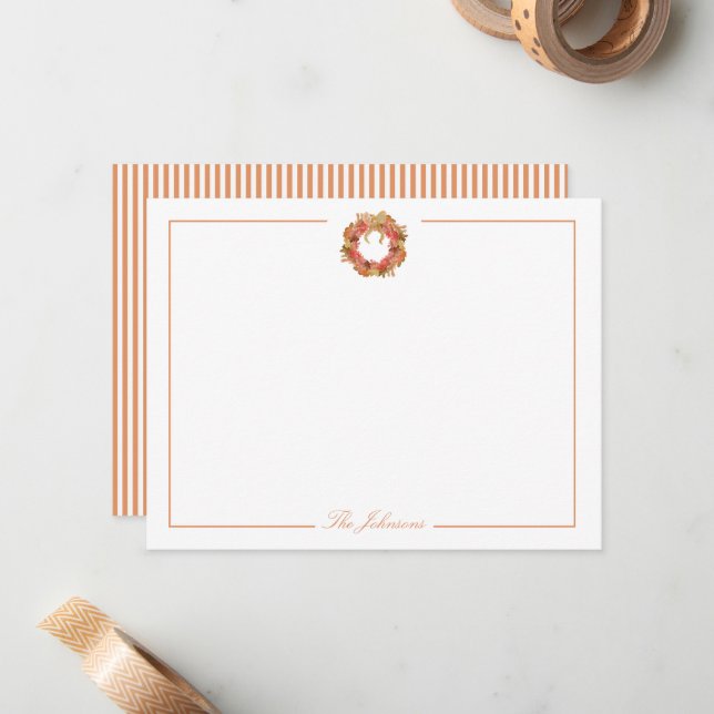 Tarjeta Pequeña Estacionamiento personalizado del Día de Acción de (Anverso/Reverso In Situ)