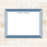 Tarjeta Pequeña Estacionamiento profesional de 2 tonos de pizarra<br><div class="desc">Este diseño presenta un borde de marco de dos tonos con espacio para un nombre. Haga clic en el botón personalizar si desea mover/escalar las imágenes y modificar el texto. En nuestra tienda, zazzle.com/store/doodlelulu, podrá encontrar variantes de este diseño, colores adicionales y productos de coordinación. Contáctenos si necesita este diseño...</div>