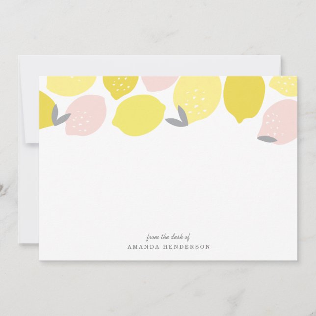 Tarjeta Pequeña Estacionamiento rosa de Lemonade (Anverso)