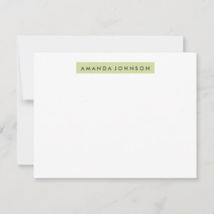 Tarjeta Pequeña Estacionería A2 Highlighlighter - Verde sabio