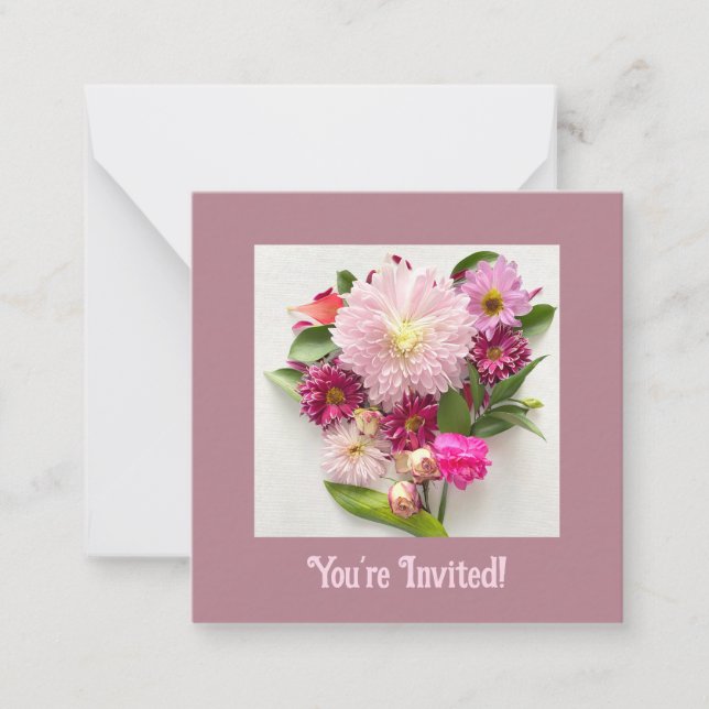 Tarjeta Pequeña Estás invitado (Anverso)