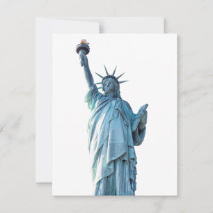 Tarjeta Pequeña Estatua de la libertad