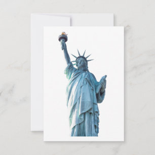 Tarjeta Pequeña Estatua de la libertad
