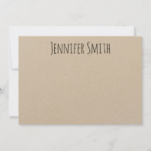 Tarjeta Pequeña Estilo de granja moderno personalizado escrito a m